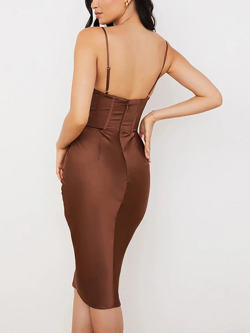 Abito Corsetto in Raso