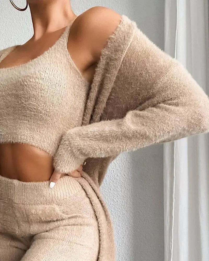 Set 3 Pezzi in Fleece – Perfetto per Casa e Relax