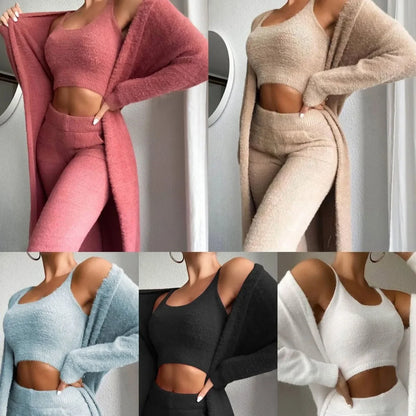 Set 3 Pezzi in Fleece – Perfetto per Casa e Relax